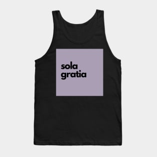 sola gratia, purple Tank Top